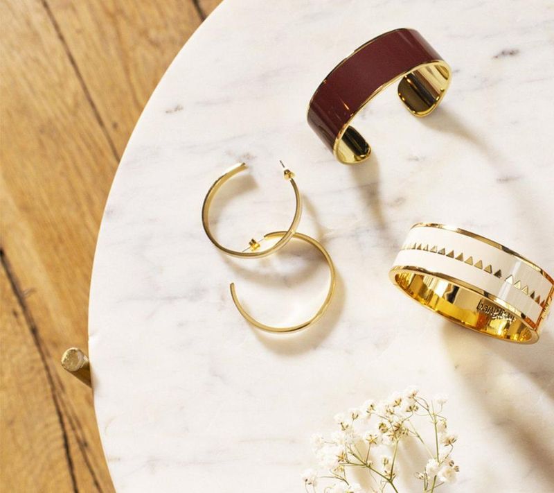 Bangle øreringer white sand