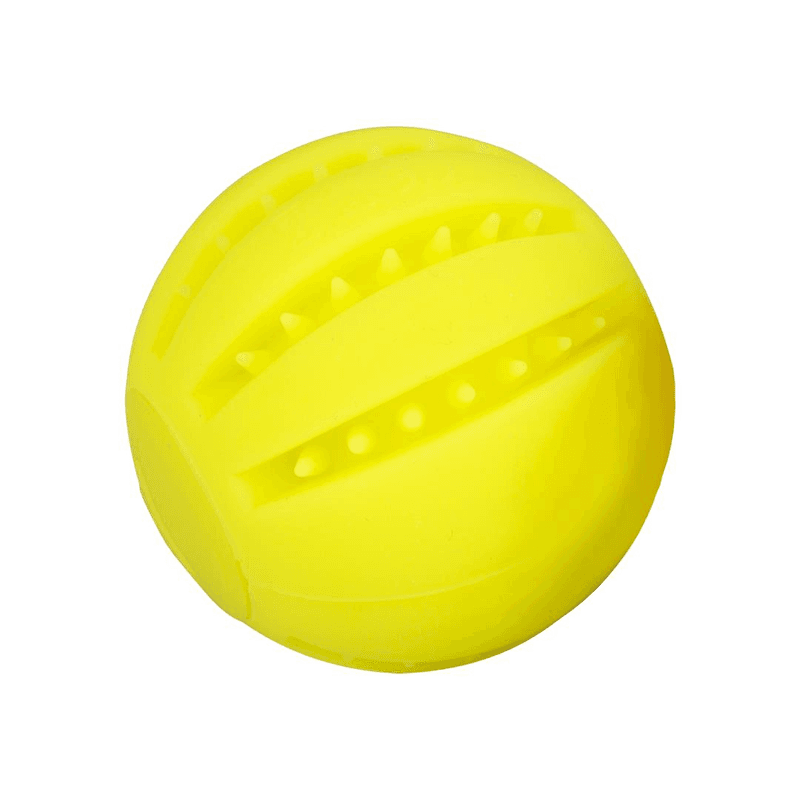 Hundeleke LED Flash Ball USB Gul/Grønn
