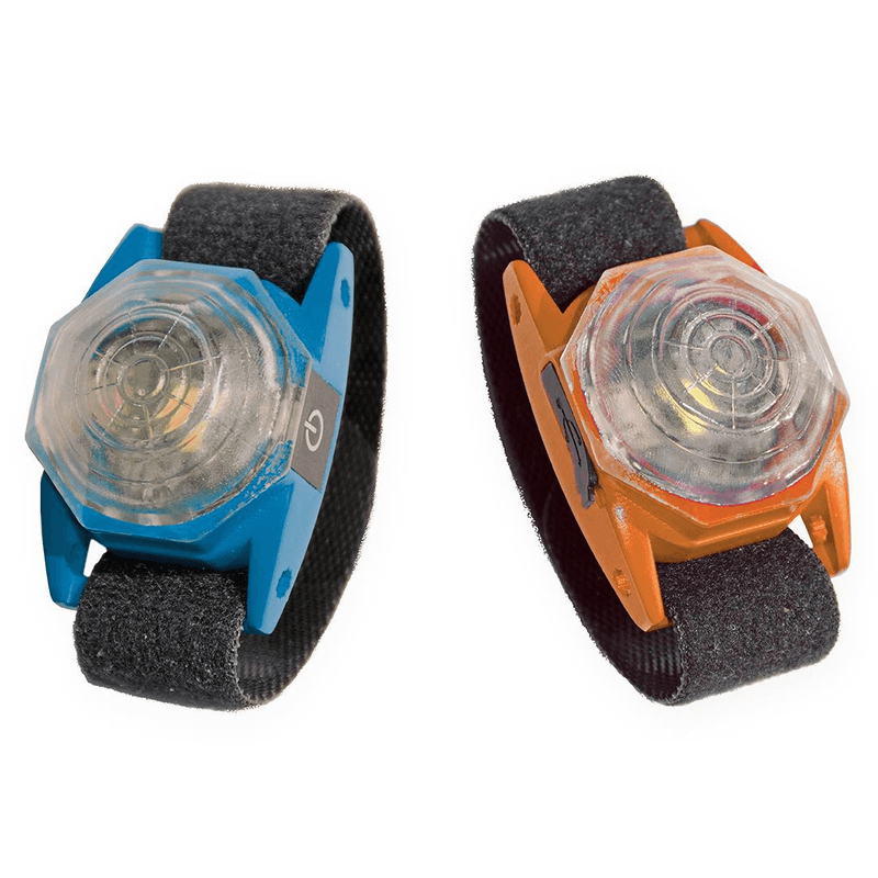 Hundelykt Flashlight octa USB Blå/Orange