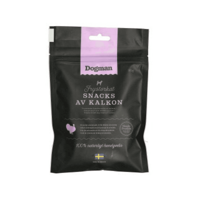Frysetørket snacks av Kalkun