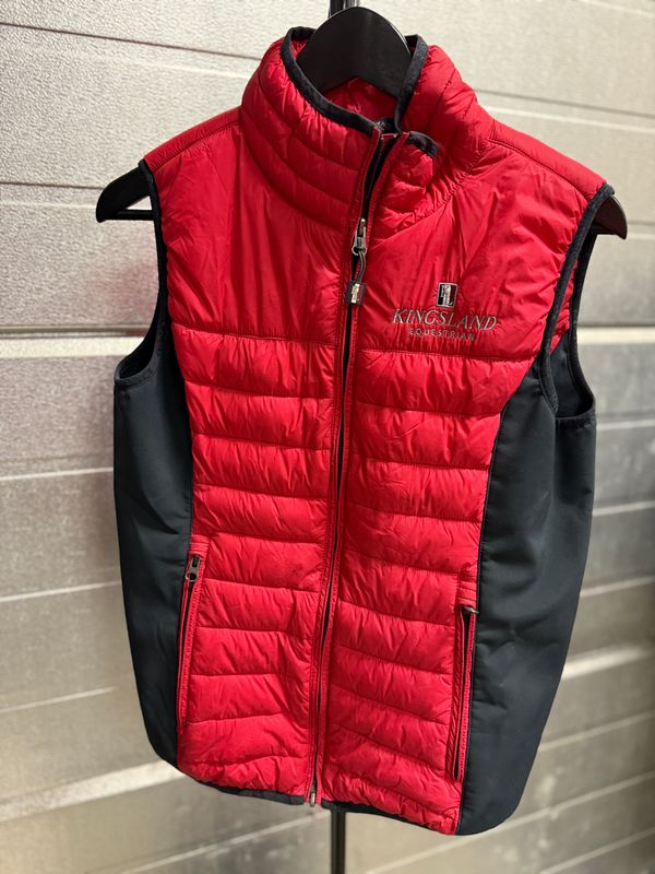 30. Kingsland ridevest rød 