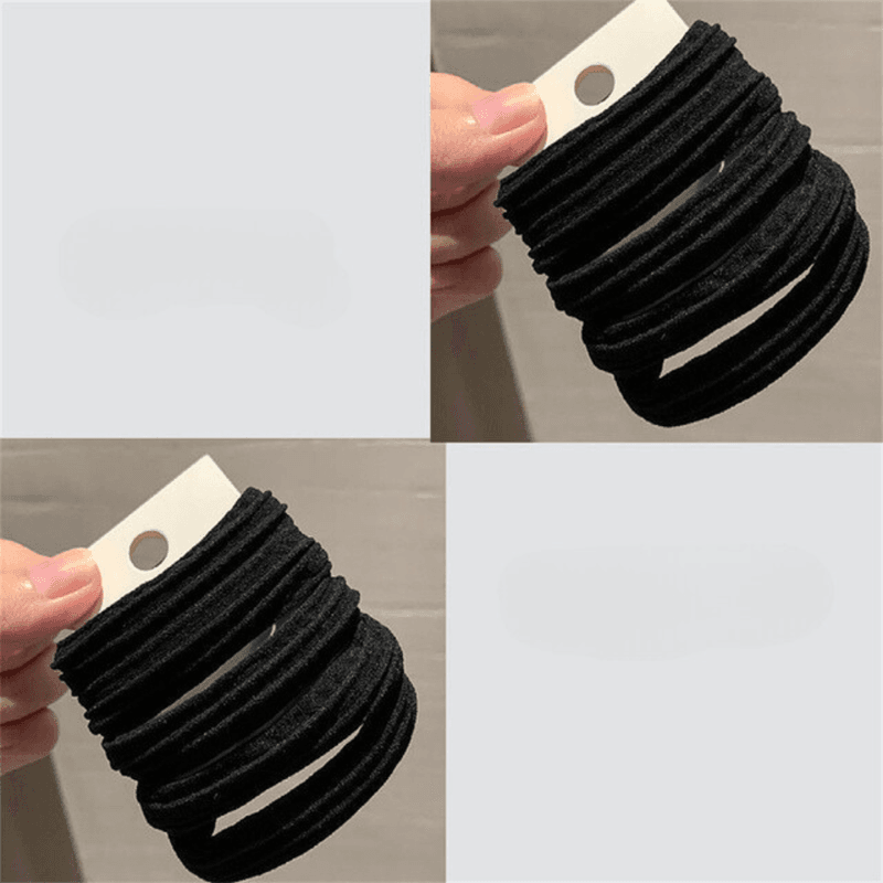 10 pk med sømløs hårstrikk