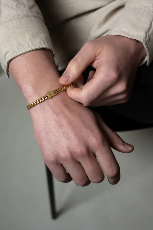 Svelte Stephen armbånd - Matt Gold